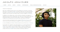 Desktop Screenshot of adolfoaranjuez.com